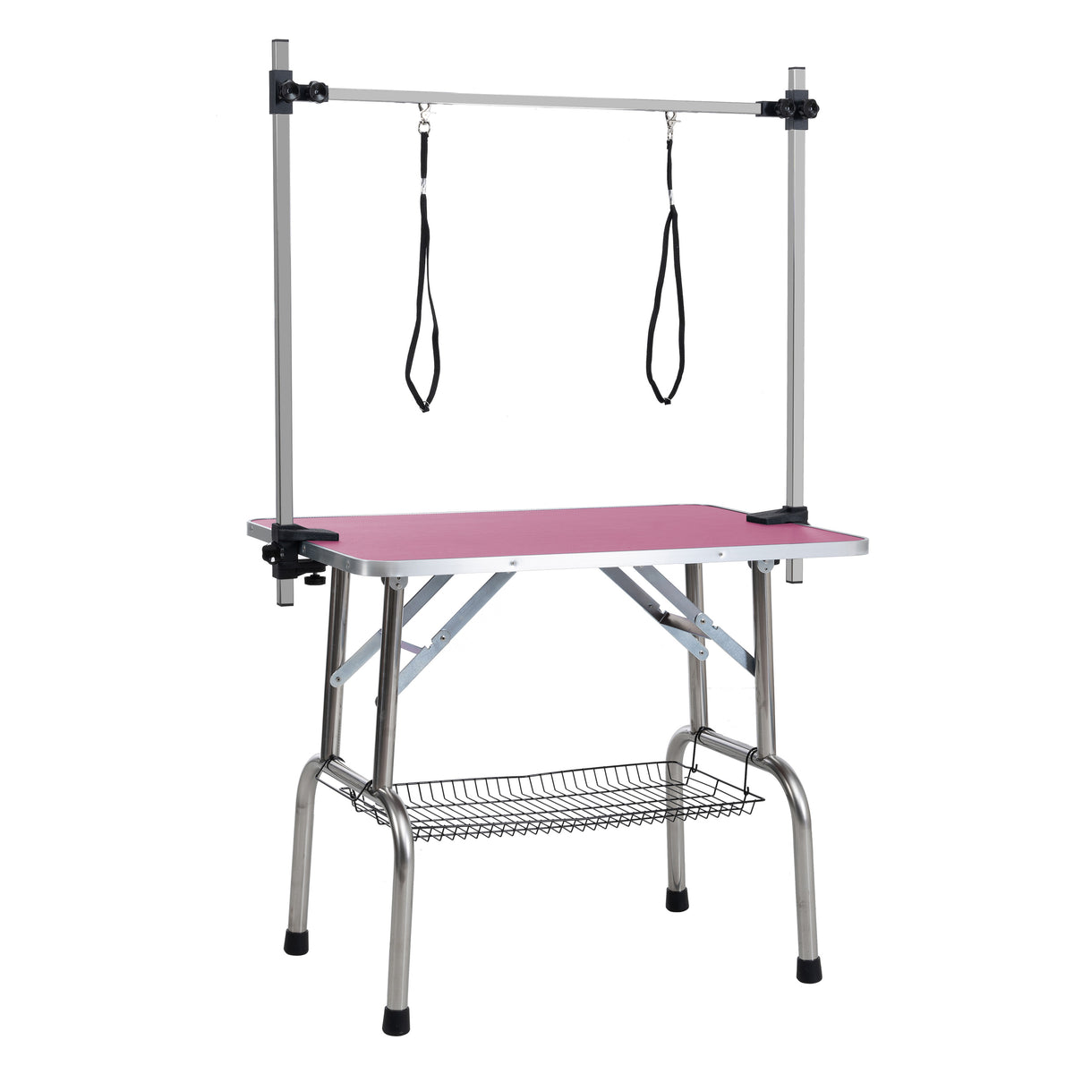 36" Folding Dog Grooming Table with Adjustable Grooming Arm