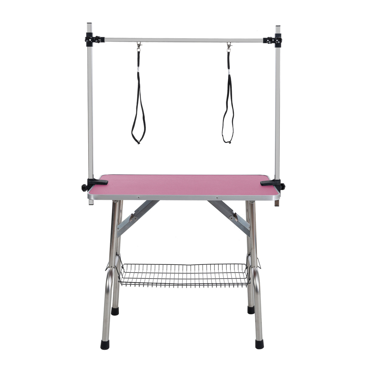 36" Folding Dog Grooming Table with Adjustable Grooming Arm