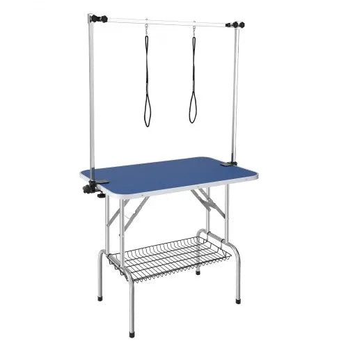 VEVOR GT-205H 36-inch double-arm grooming table with storage shelf